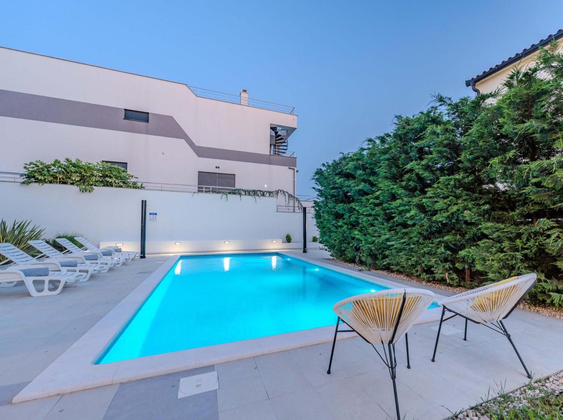 Apartment Deluxe Villa Carlotta Zadar Exterior foto